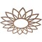 Ekena Millwork Daisy Wood Fretwork Pierced Ceiling Medallion, Walnut, 36"OD x 13 7/8"ID x 3/8"T CMWP36X36X0375DAWA - alternate 2